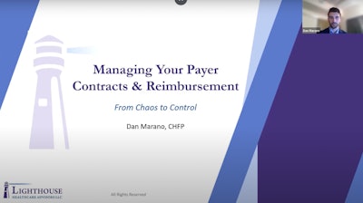 Managing Your Payer Contracts
