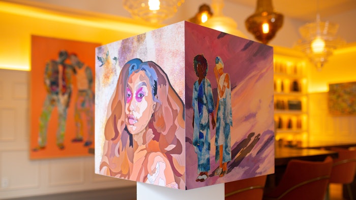 Rooted in history and progressing toward the future, Kinfolk, an AR-powered cubic sculpture, is the newest art exhibit at Viceroy Washington, D.C.