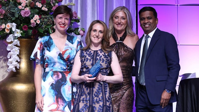 IMEX CEO Carina Bauer (second from left) was inducted into the Hall of Leaders on Monday evening.