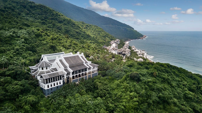 The Summit Conference Centre in Danang, Vietnam, features 180-degree aerial views of mountains, jungle and lagoon.