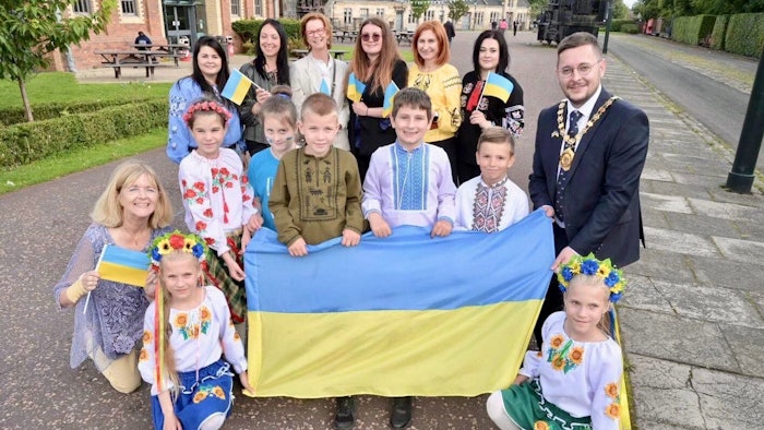 Landry & Kling CEO Joyce Landry founded the nonprofit Mission of Innocents to help Ukrainian children resettled in Scotland.