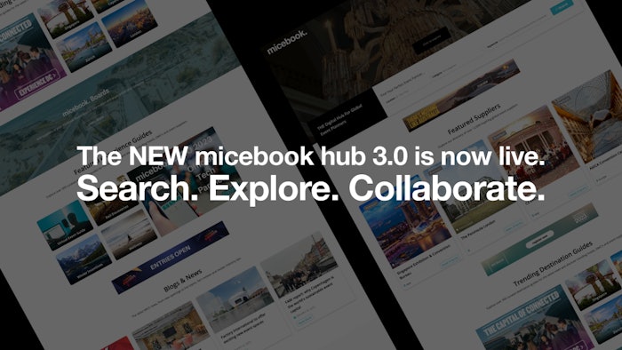 Micebook hub 3.0 provides inspiration for event planners.