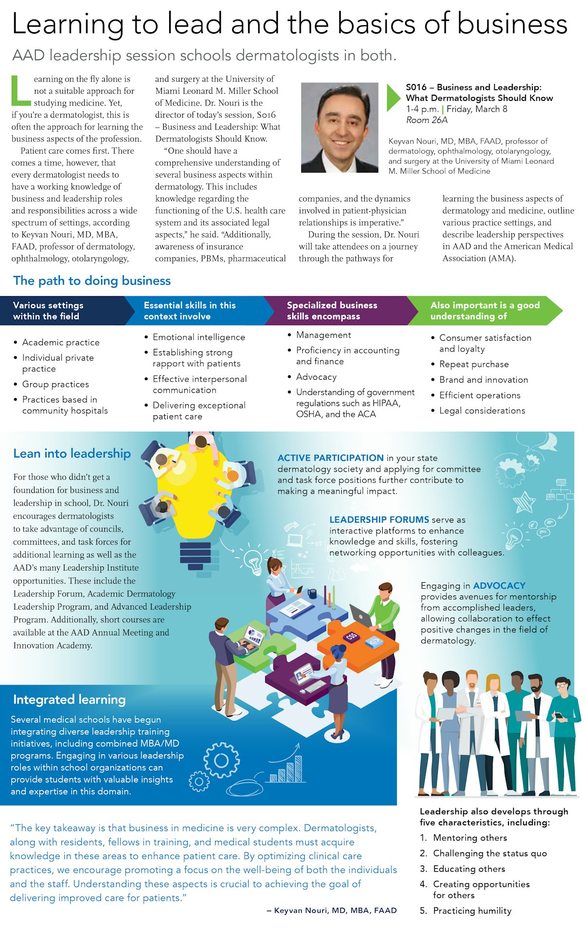 Learning to lead and the basics of business | AAD