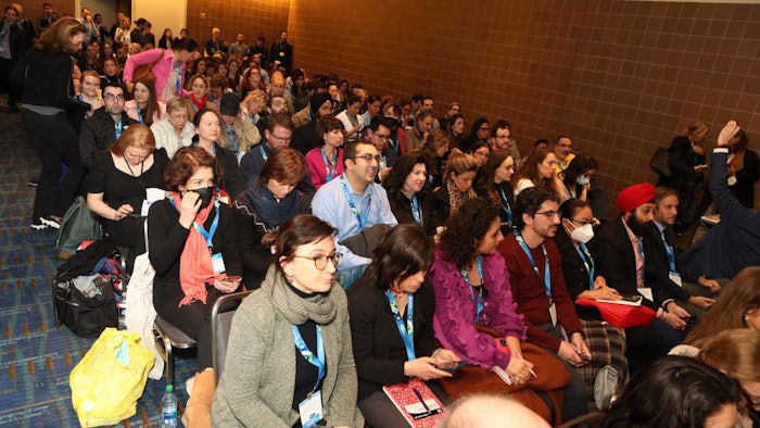 large audience
