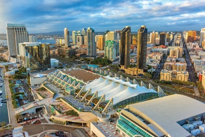 Aeriel photo of San Diego Convention Center