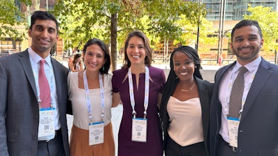 Author and grant recipient, Ivy Maina, MD (fourth from left), at the AAO-HNSF 2023 Annual Meeting & OTO Experience in Nashville Tennessee.