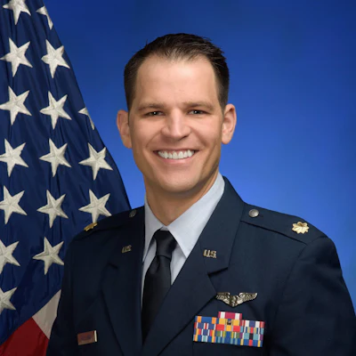 Headshot of Tim “DUTCH” Holland, DO, Maj, USAF