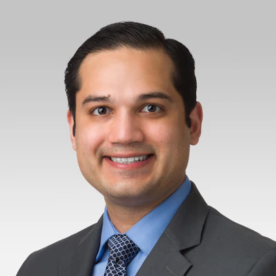 Headshot of Raj Chovatiya, MD, PhD, MSCI, FAAD