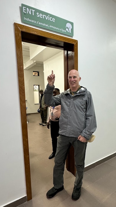 Dr. Godley visits the new ENT clinic at Butaro Teaching Hospital in Rwanda.