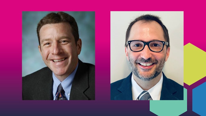 Head shots of Lenny Feldman, MD, FACP, FAAP, MHM (left), and Anthony Breu, MD, FHM.