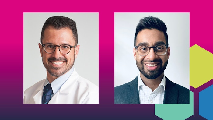 Head shot of Daniel Restrepo, MD, FHM (left), and Anand Jagannath, MD, MS