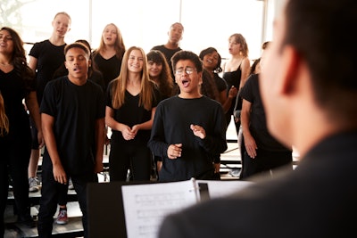People Singing In A Choir