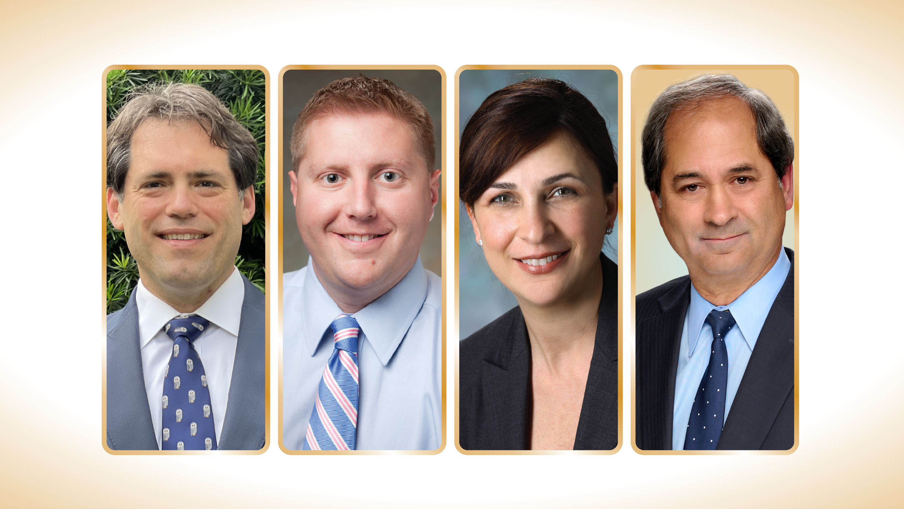 (From left to right) Daniel C. Chelius, Jr., MD, R. Peter Manes, MD, Sonya Malekzadeh, MD, Jeffrey S. Weingarten, MD.