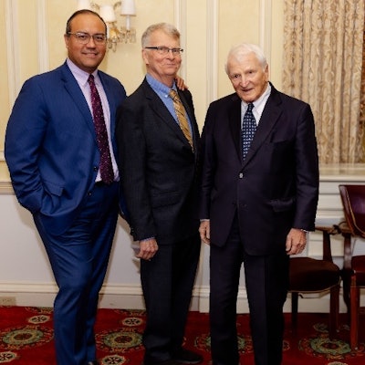 Three generations of PittENT Chairs: (left to right) Jose P. Zevallos, MD, Jonas T. Johnson, MD, and Eugene N. Myers, MD.
