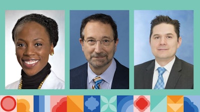 From left: Elodi Dielubanza, MD; Victor Nitti, MD; Paholo Baroglio Romo,MD, MPH