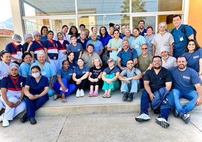 The Operational International team and local physicians, nurses, and staff who worked together during the trip.