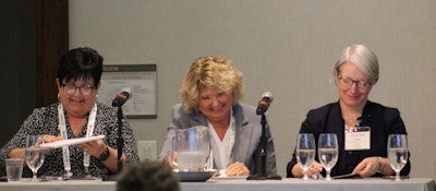 The three session panelists: (from left to right) Camille White, COPM, Mary T. Mitskavich, MD, and Rose DuLude, PhD.
