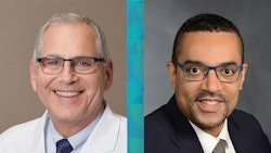 This is a photo of two dermatologists who are delivering named keynote addresses.