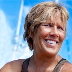 This is a photo of renowned swimmer Diana Nyad.