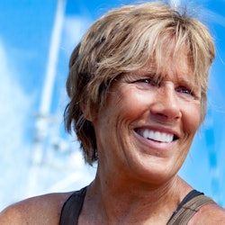 This is a photo of renowned swimmer Diana Nyad.