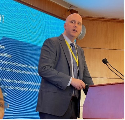 UNC Neurorhinology Fellow, Scott Hardison, MD, lecturing at National ENT Hospital in Hanoi.