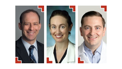 (From left to right) Michael J. Brenner, MD, University of Michigan Medical School, Marisa A. Ryan, MD, MPH, University of Utah, Christopher R. Roxbury, MD, MBA, Cleveland Clinic.