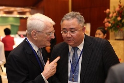 (Left to right) Eugene N. Myers, MD, and Sheng-Po Hao, MD.