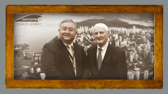 (Left to right) Sheng-Po Hao, MD, and Eugene N. Myers, MD.