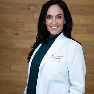 This is a photo of Mara Dacso, MD, MS, FAAD who is quoted in the article.