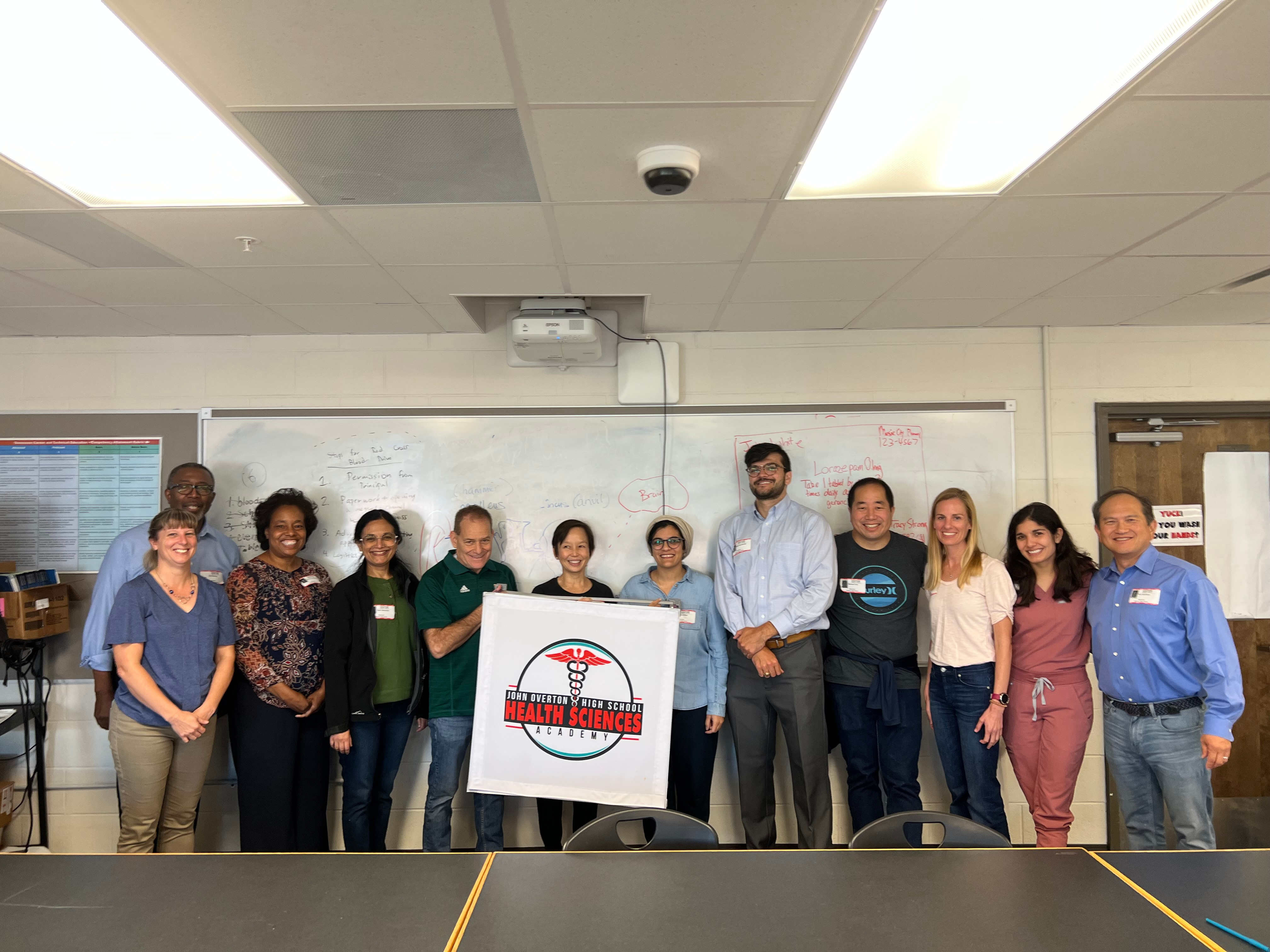 COOL-OTO Program volunteers visited public high schools in Nashville, Tennessee, in 2023 to spark students&rsquo; interest in otolaryngology.