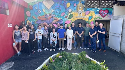 The MMFC and Moore Center staff gather for a picture after completing the preoperative clinic visits.