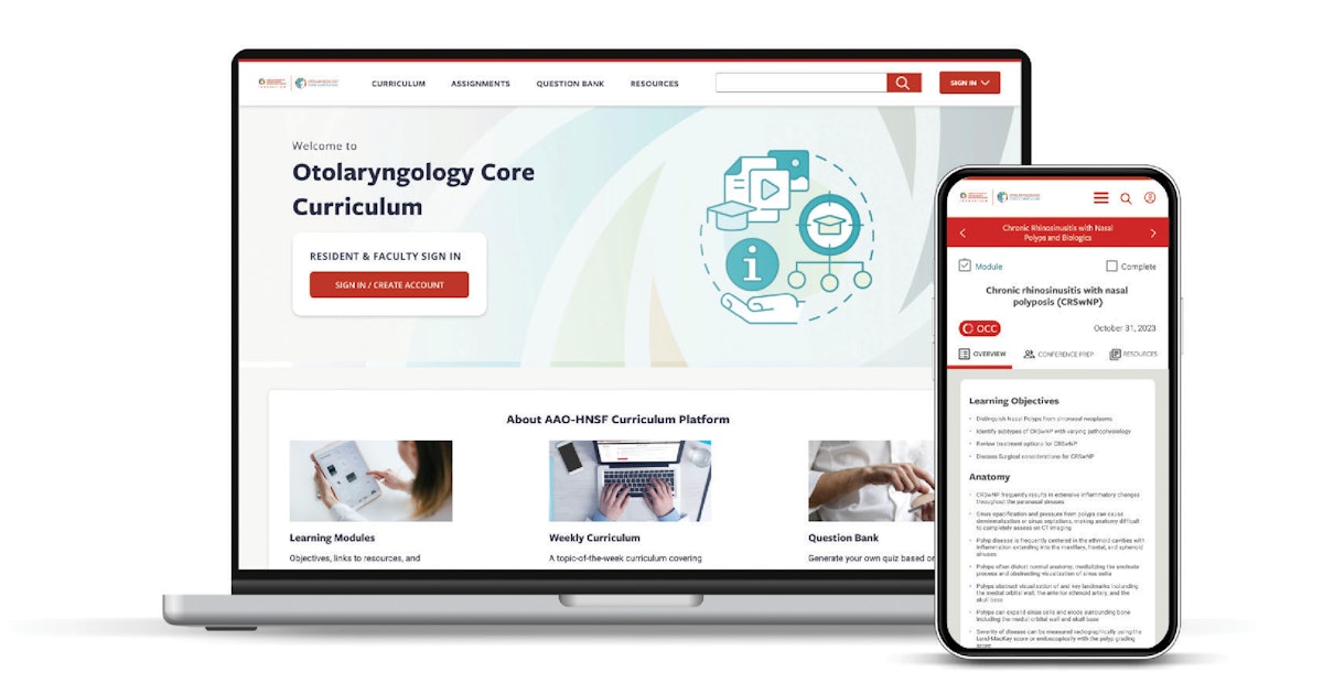 Developing Facial Plastic and Reconstructive Surgery Modules for the