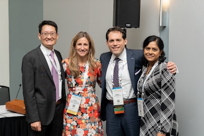 Dr. Chelius (third from left) and colleagues at the 2023 Annual Meeting & OTO Experience.