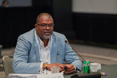 Troy D. Woodard, MD, AAO-HNS/F President, teaching at the Black Otolaryngologist Network (TBON) Sinus Dissection Course in Miami Beach in September 2024.