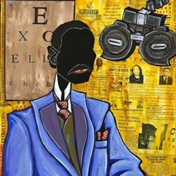 “Tribute to Dr. David Kearny McDonogh” by Leroy Campbell, 2018. Painting at New York Eye and Ear Infirmary.