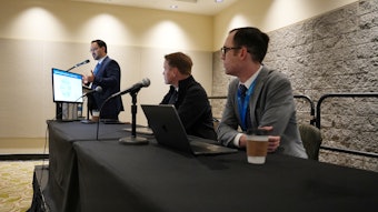 (Left to right): Antonios G.A. Kolios, MD, IFAAD; Johann E. Gudjonsson, MD, FAAD; and Aaron Mangold, MD, FAAD.