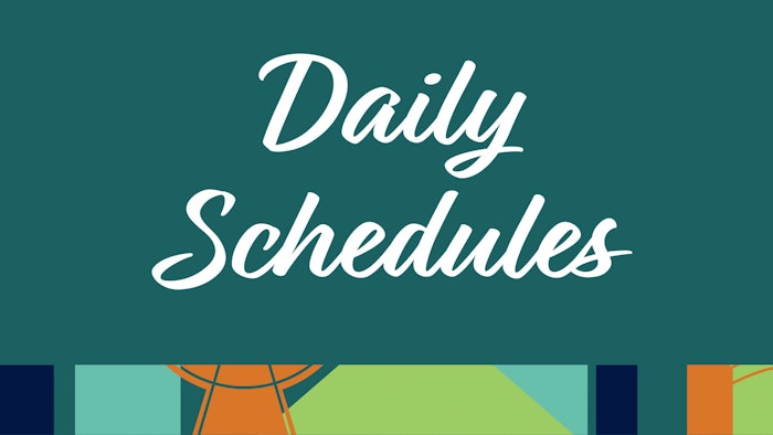 Aua Daily Schedules
