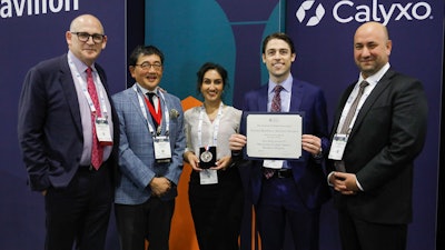 Dr. David Penson (left) and second-place winner (small program) Maimonides Urologic Surgery Residency Program.