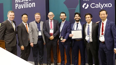 Dr. David Penson (fourth from left) and first-place winner (small program) Cedars-Sinai Urology Residency Program.