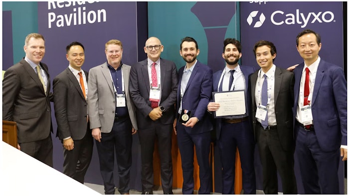 Dr. David Penson (fourth from left) and first-place winner (small program) Cedars-Sinai Urology Residency Program.