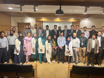 Over 40 otolaryngology-head and neck surgeons from around Karachi, Pakistan, gathered to attend the symposium.