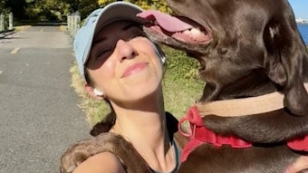 Meghan and Reese enjoy a fall afternoon run along the Potomac River.