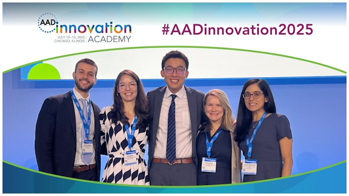 AAD Innovation Academy 2025 conference group photo with five professionals