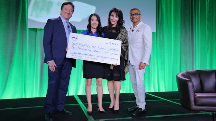 Mark D. Kaufmann, MD, FAAD; Derm Tank winner Katherine B. Lee, MD, FAAD; Arianne Shadi Kourosh, MD, MPH, FAAD; and Ashish Bhatia, MD, FAAD