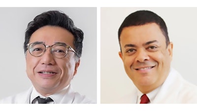 (da esquerda para a direita) Carlos T. Chone, MD, PhD, e Rogerio A. Dedivitis, MD, PhD.