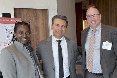 Yolanda Troublefield, MD, JD, and Michael Xydakis, MD, with FDA Commissioner Martin A. Makary, MD, MPH.