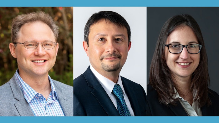 From left to right: Boris Heifets, MD, PhD, Ken Solt, MD, and Kathleen Vincent, PhD