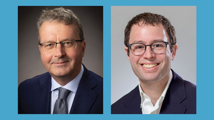 From left to right: Andrew Davidson, MD, MBBS, FANZCA, FAHMS, and Mark Neuman, MD, MSc