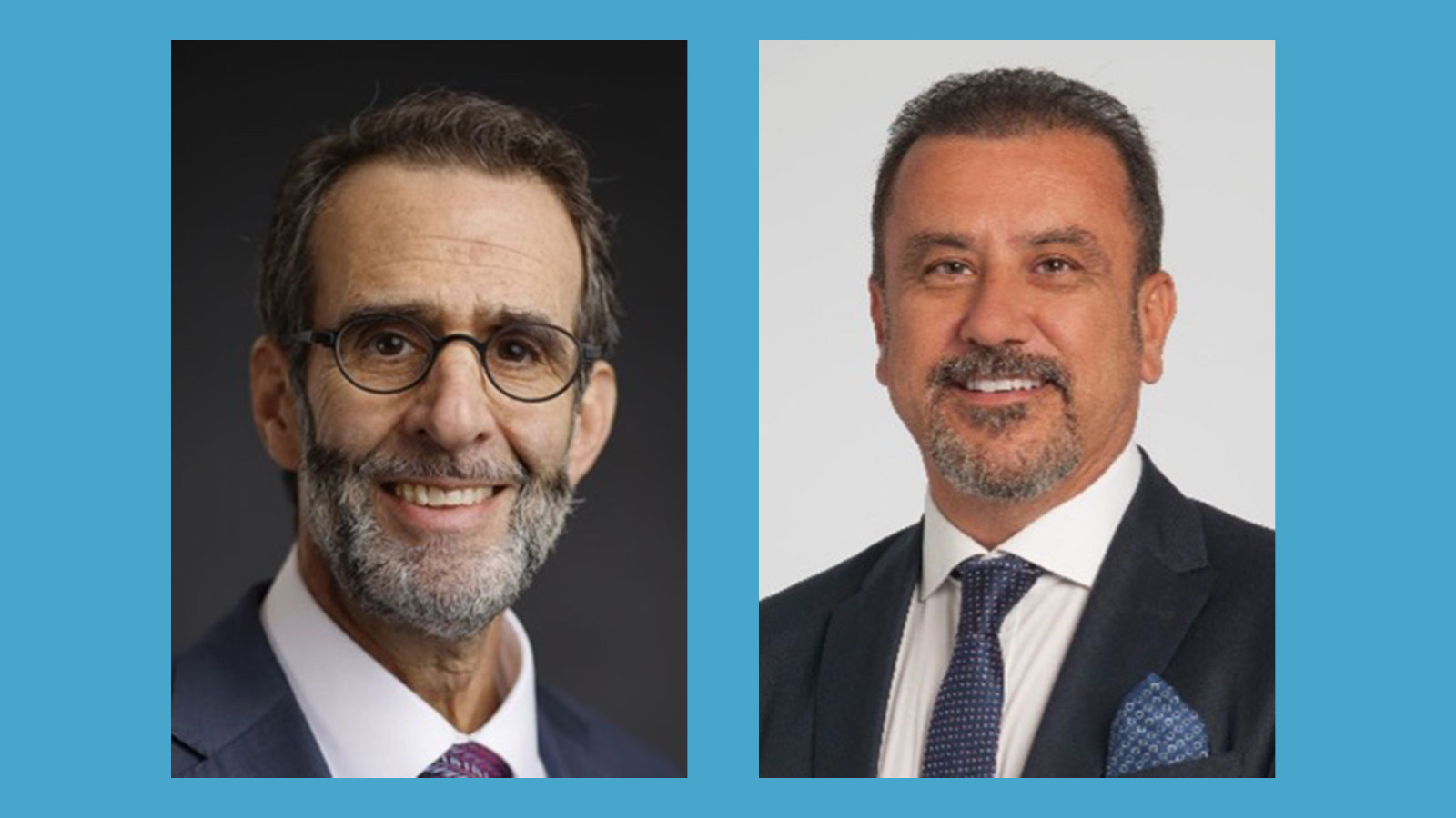 From left to right: Daniel I. Sessler, MD, and Alparslan Turan, MD