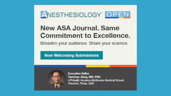 Anesthesiology Open is now accepting submissions.